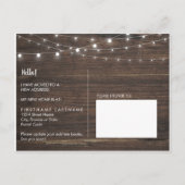 Faire-part Carte postale "Esprit libre, j'ai déménagé" (Dos)