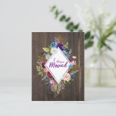 Faire-part Carte postale "Esprit libre, j'ai déménagé" (Debout devant)