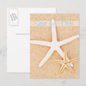 Faire-part Carte postale Étoile de mer jumelle pour Sauvegard (Devant / Derrière)
