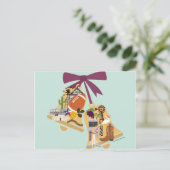 Faire-part Carte postale mariage Texas cloches de mariage Sau (Debout devant)