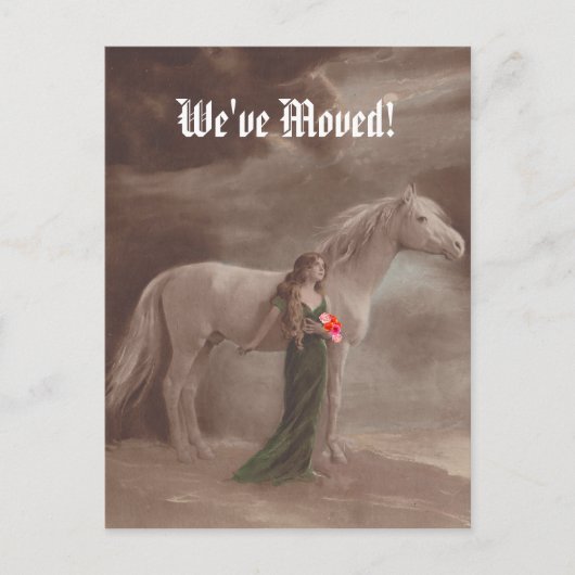 Faire-part Carte Postale Mémorable Nous Avons Déménagé Nouvel (Devant)