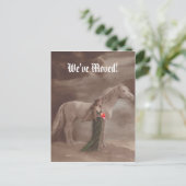 Faire-part Carte Postale Mémorable Nous Avons Déménagé Nouvel (Debout devant)