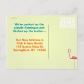 Faire-part Carte postale Mobile Home "Nous avons déménagé" (Dos)