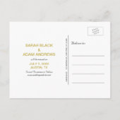 Faire-part Carte postale moderne de collage de photo pour ann (Dos)