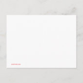 Faire-part Carte postale moderne de photo d'annonce de bébé g (Dos)