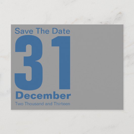 Faire-part Carte postale moderne de sauvegarde de date (Devant)