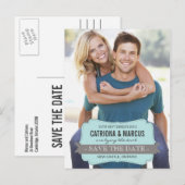 Faire-part Carte postale moderne de sauvegarde de la date Ble (Devant / Derrière)