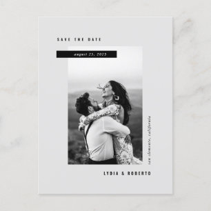 Faire-part Carte postale moderne minimaliste pour annoncer vo