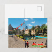 Faire-part Carte postale Nairobi (Devant / Derrière)