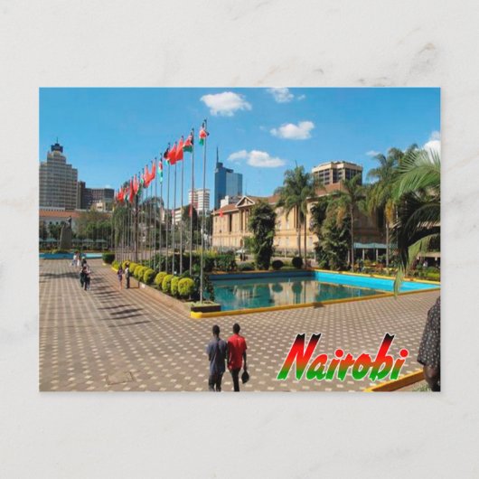 Faire-part Carte postale Nairobi (Devant)