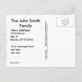 Faire-part Carte postale - Nous déménageons ... Tortues (Dos)