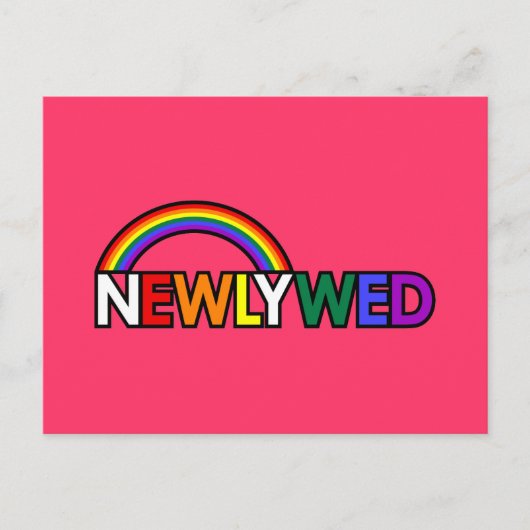 Faire-part Carte postale NOUVEAU MARIÉ (Devant)