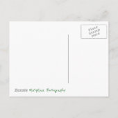 Faire-part Carte postale papillon pour réserver la date (Dos)