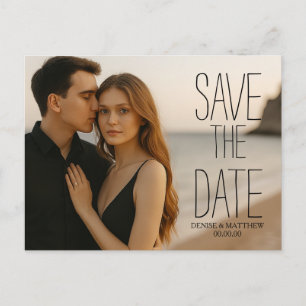 Faire-part Carte postale personnalisée avec photo pour annonc