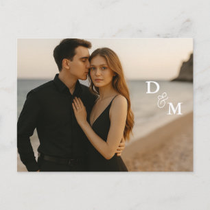 Faire-part Carte postale personnalisée avec photo pour annonc