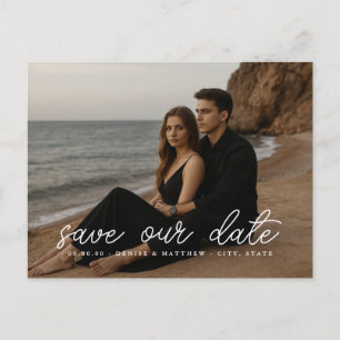 Faire-part Carte postale personnalisée avec photo pour annonc