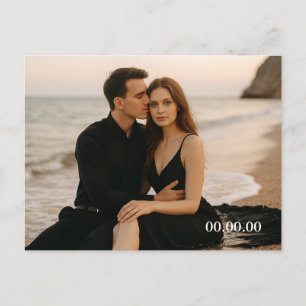 Faire-part Carte postale personnalisée avec photo pour annonc