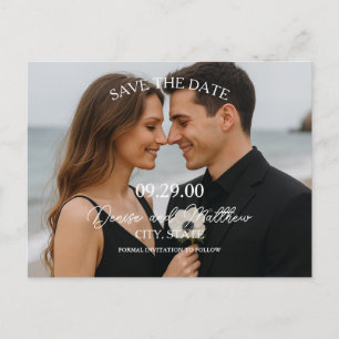 Faire-part Carte postale personnalisée avec photo pour annonc