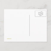 Faire-part Carte postale personnalisée Heart Sand Beach Save  (Dos)