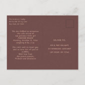 Faire-part Carte postale photo d'annonce de naissance | Happy (Dos)