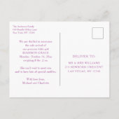 Faire-part Carte postale photo d'annonce de naissance | Love  (Dos)