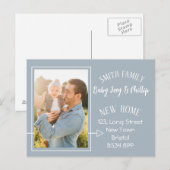 Faire-part Carte postale photo de changement d'adresse Simple (Devant / Derrière)