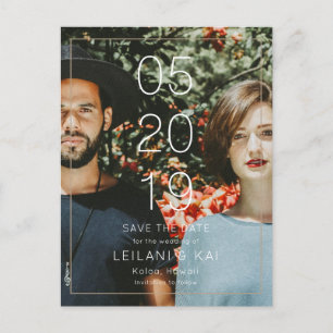 Faire-part Carte postale photo de simple rappel de date