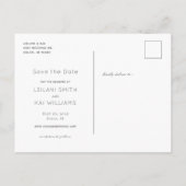 Faire-part Carte postale photo de simple rappel de date (Dos)