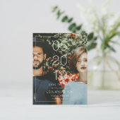 Faire-part Carte postale photo de simple rappel de date (Debout devant)