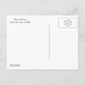 Faire-part carte postale photo 'Rayons d'espoir' (Dos)