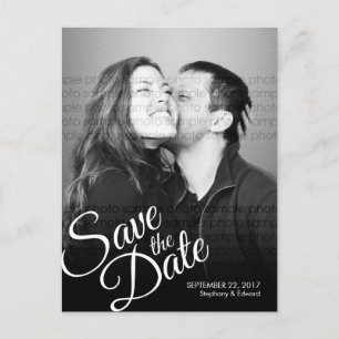 Faire-part Carte postale photo simple et moderne pour annonce