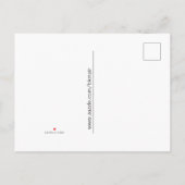 Faire-part Carte postale - Portrait de lion (Dos)