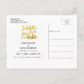 Faire-part Carte postale pour annoncer une date | Carte posta (Dos)