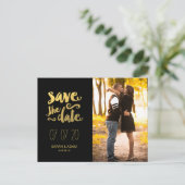 Faire-part Carte postale pour annoncer une date | Carte posta (Debout devant)
