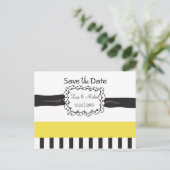 Faire-part Carte postale pour réserver la date (Debout devant)