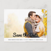 Faire-part Carte postale pour réserver la date (Devant)