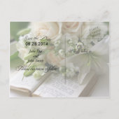 Faire-part Carte postale pour réserver la date (Dos)