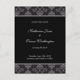 Faire-part Carte postale pour sauvegarder la date   E1