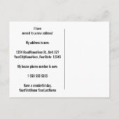 Faire-part Carte postale propre, élégante et respectable de n (Dos)