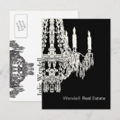 Faire-part Carte postale publicitaire d'agent immobilier (Devant / Derrière)