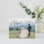 Faire-part Carte postale Romance Eloped (Debout devant)