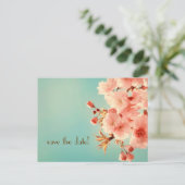 Faire-part Carte postale "sauvez la date !" (Debout devant)