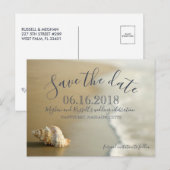 Faire-part Carte postale "Save the Date" pour un mariage sur  (Devant / Derrière)