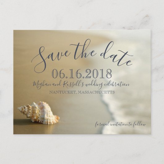 Faire-part Carte postale "Save the Date" pour un mariage sur  (Devant)
