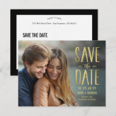 Faire-part Carte postale "Save The Date" Simply Forever Photo (Devant / Derrière)