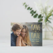 Faire-part Carte postale "Save The Date" Simply Forever Photo (Debout devant)