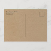 Faire-part Carte postale simple et classique pour annoncer la (Dos)