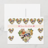 Faire-part Carte postale Texas Save the Date (Devant / Derrière)