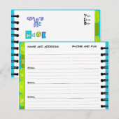 Faire-part Carte postale "U-Y" du carnet d'adresses de Faire- (Devant / Derrière)