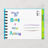 Faire-part Carte postale "U-Y" du carnet d'adresses de Faire- (Dos)